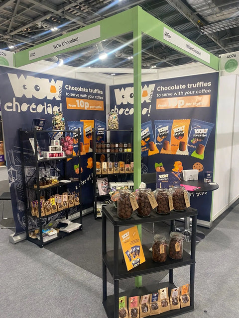 Chocolate-truffles-at-IFE-London-2024 WOW Chocolao!