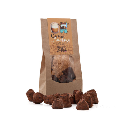 Caramel Macchiato Chocolate Truffles - Biodegradable bag 130g - WOW Chocolao!