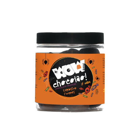 Explosive Sweets - Halloween Chocolate Truffles - 130g Gifting jar - WOW Chocolao!