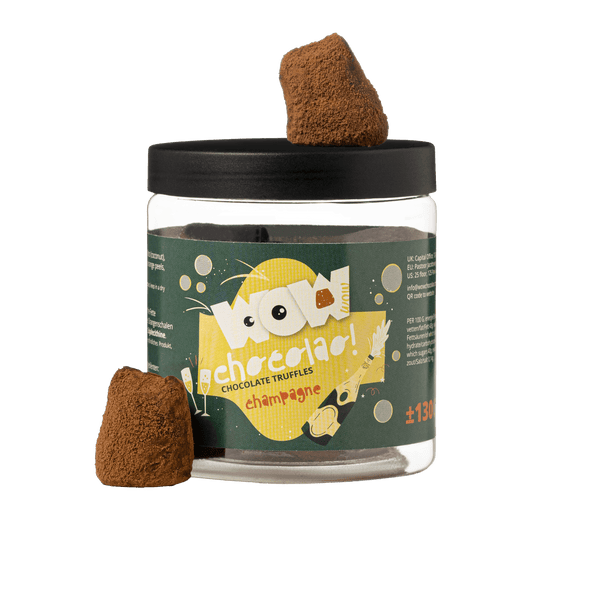 Champagne Chocoladetruffels - Cadeaupot 130g