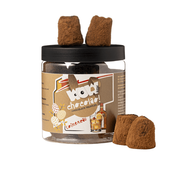Trufas de chocolate Cointreau - Tarro de regalo de Pascua 130g
