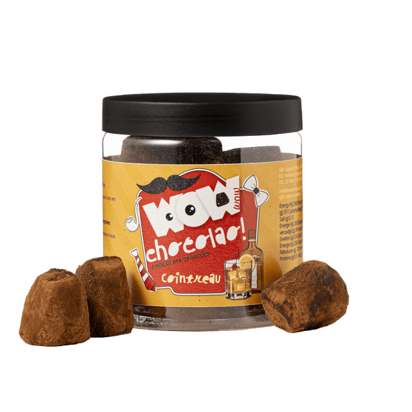 Tarro de regalo de trufas para el Día del Padre Cointreau 130g | Chocolate de regalo de lujo