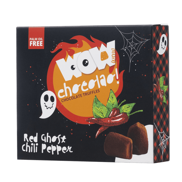 Scatola XL Red Ghost Chili Halloween 250g | Cioccolato Halloween Piccante
