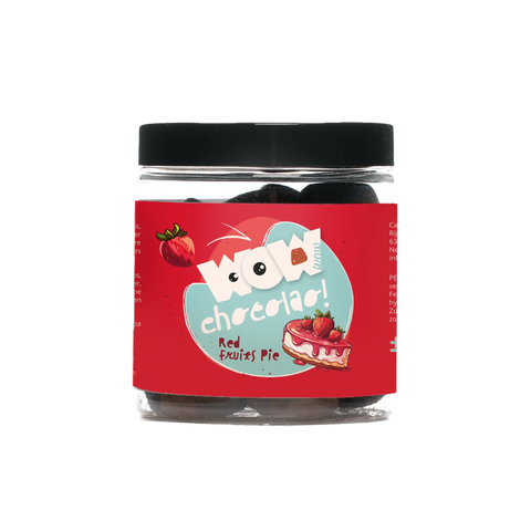 Red Fruit Pie Chocolate Truffles - Gifting jar 130g - WOW Chocolao!