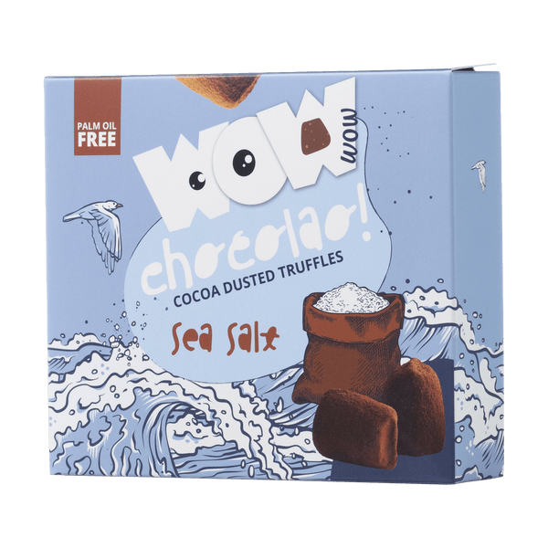 Confezione XL da 250g di Tartufi al Cioccolato con Sale Marino | Cioccolato Francese di Lusso