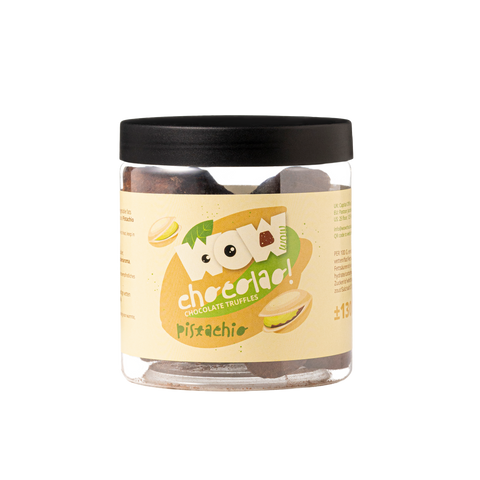Pistachio Chocolate Truffles Gift Jar 130g | Gourmet Pistachio Chocolate