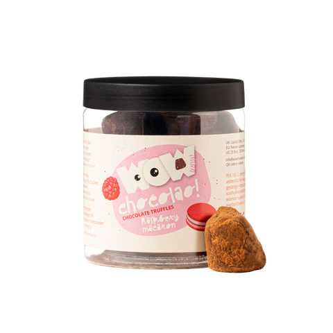 ترافل شوكولاتة ماكرون التوت – برطمان هدايا 130 غ