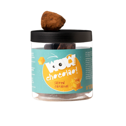 كمأة الشوكولاتة بالكراميل المملح – برطمان هدايا 130 غ