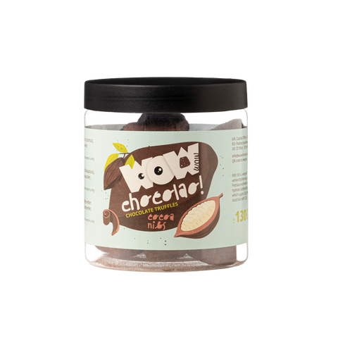 ترافل شوكولاتة حبيبات الكاكاو – برطمان هدايا 130 غ