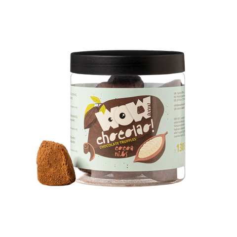 ترافل شوكولاتة حبيبات الكاكاو – برطمان هدايا 130 غ