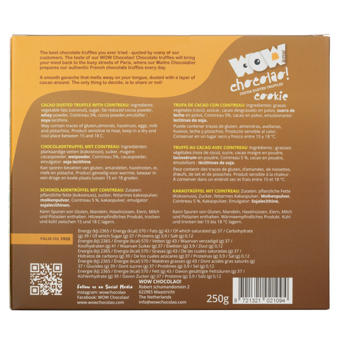 Cointreau Christmas Truffles XL Box 250g | Orange Liqueur Chocolate