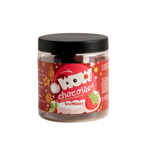 Raspberry Chocolate Truffles - Christmas Edition -  Gifting jar 130g