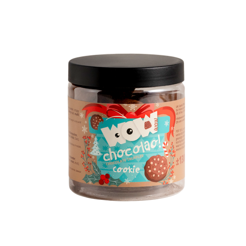 Cookies Chocolate Truffles - Christmas Edition -  Gifting jar 130g