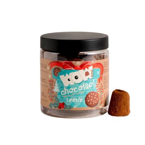 Cookies Chocolate Truffles - Christmas Edition -  Gifting jar 130g