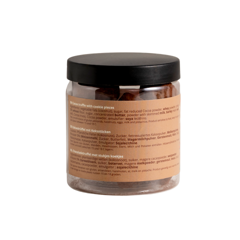 Cookies Chocolate Truffles - Christmas Edition -  Gifting jar 130g