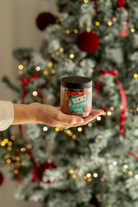 Schlichte Schokoladentrüffel - Weihnachtsedition - Geschenkglas 130g