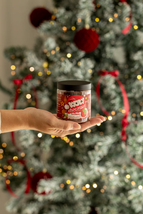 Schlichte Schokoladentrüffel - Weihnachtsedition - Geschenkglas 130g
