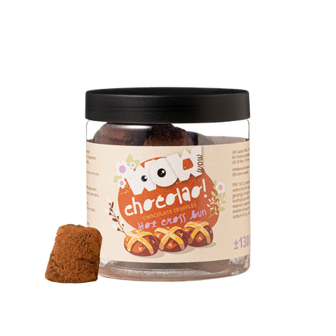 hot cross bun chocolate truffles