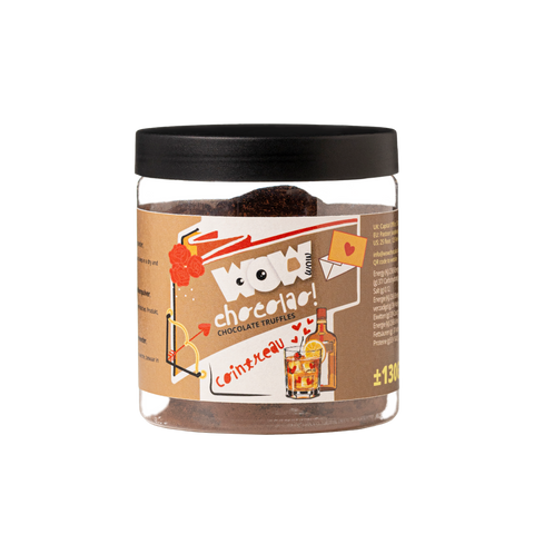 cointreau valentine cocoa truffles