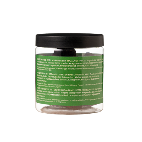 Avelã - Trufas de Chocolate para o Dia do Pai - Frasco para oferta 130 g
