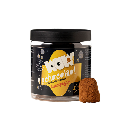 champagne chocolate truffles new year