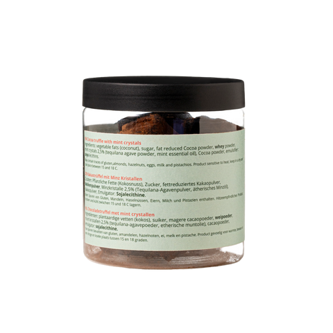 Candy cane chocolate truffles ingredients