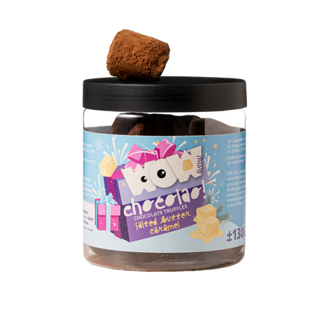 salted butter caramel chocolate truffles christmas