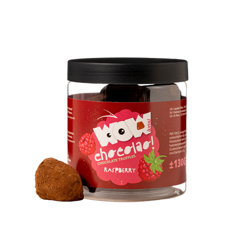 raspberry chocolate truffles