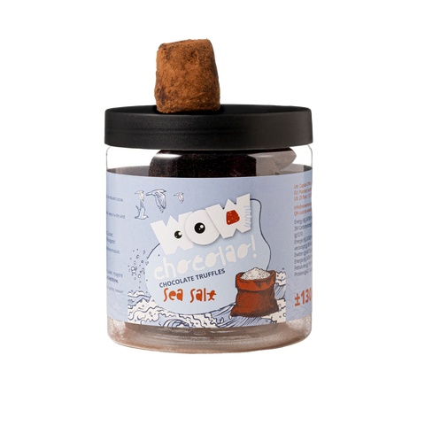 ترافل شوكولاتة بملح البحر - برطمان هدية 130 غ