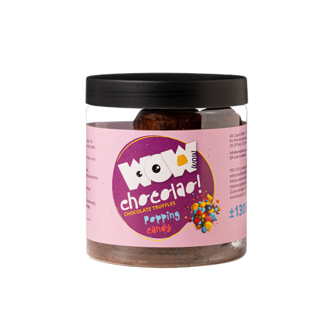 كمأة الشوكولاتة بحلوى البوبينغ كاندي - إصدار الأطفال - برطمان هدايا 130 غ