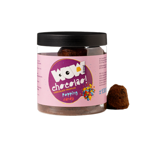كمأة الشوكولاتة بحلوى البوبينغ كاندي - إصدار الأطفال - برطمان هدايا 130 غ