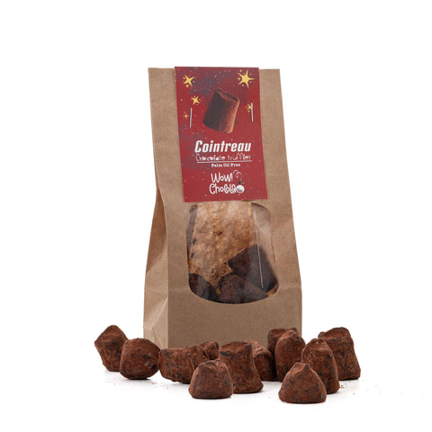 Cointreau - Kersteditie - Chocoladetruffels - 130g - WOW Chocolao!