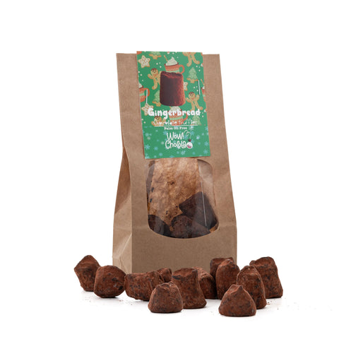 ¡Pan de Jengibre - Edición Navidad - Trufas de Chocolate - 130g - WOW Chocolao!