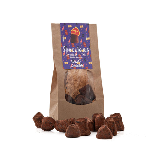 Speculaas - Sinterklaas Editie - Chocolade Truffels - 130g - WOW Chocolao!