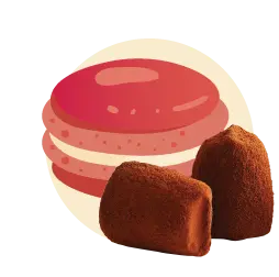 Pariser Macaron - Bulk-Schokoladen-Trüffel - WOW Chocolao!
