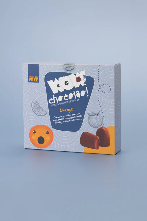 Saftige Orange - Schokoladentrüffel - WOW Chocolao!