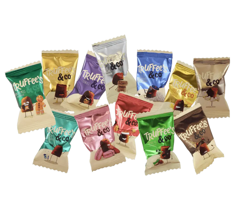 Truffee's & Co Chocolate Truffles - Individually Wrapped - Mixed flavours - WOW Chocolao!