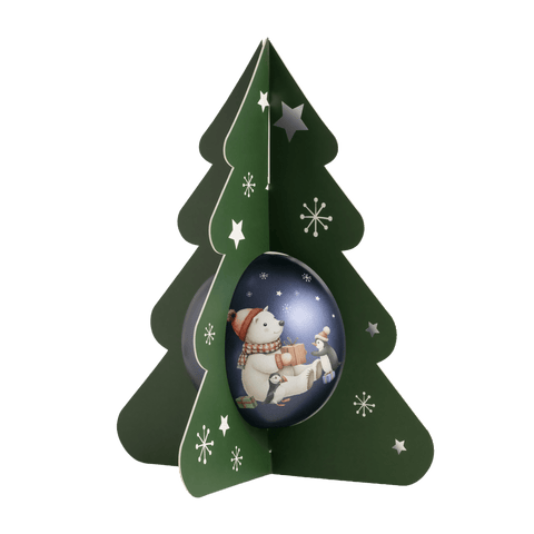 Christmas Chocolate Bauble with Truffle Pops | Blue bear - WOW Chocolao!