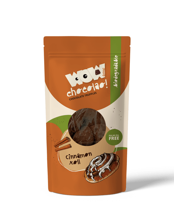Cinnamon Roll - 200g Biodegradable bag - WOW Chocolao!