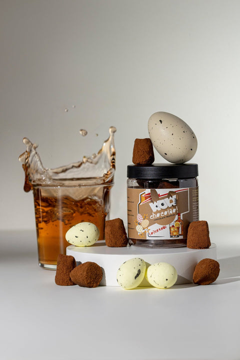 Cointreau Chocolate Truffles - Easter Gifting jar 130g - WOW Chocolao!