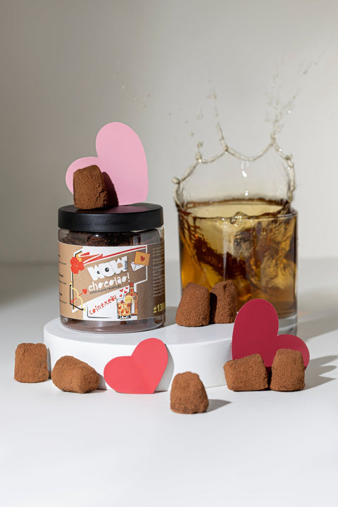Cointreau Chocolate Truffles - Valentine Gifting jar 130g - WOW Chocolao!