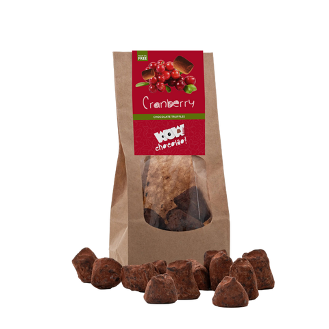 Cranberry Chocolate Truffles - Biodegradable bag 130g