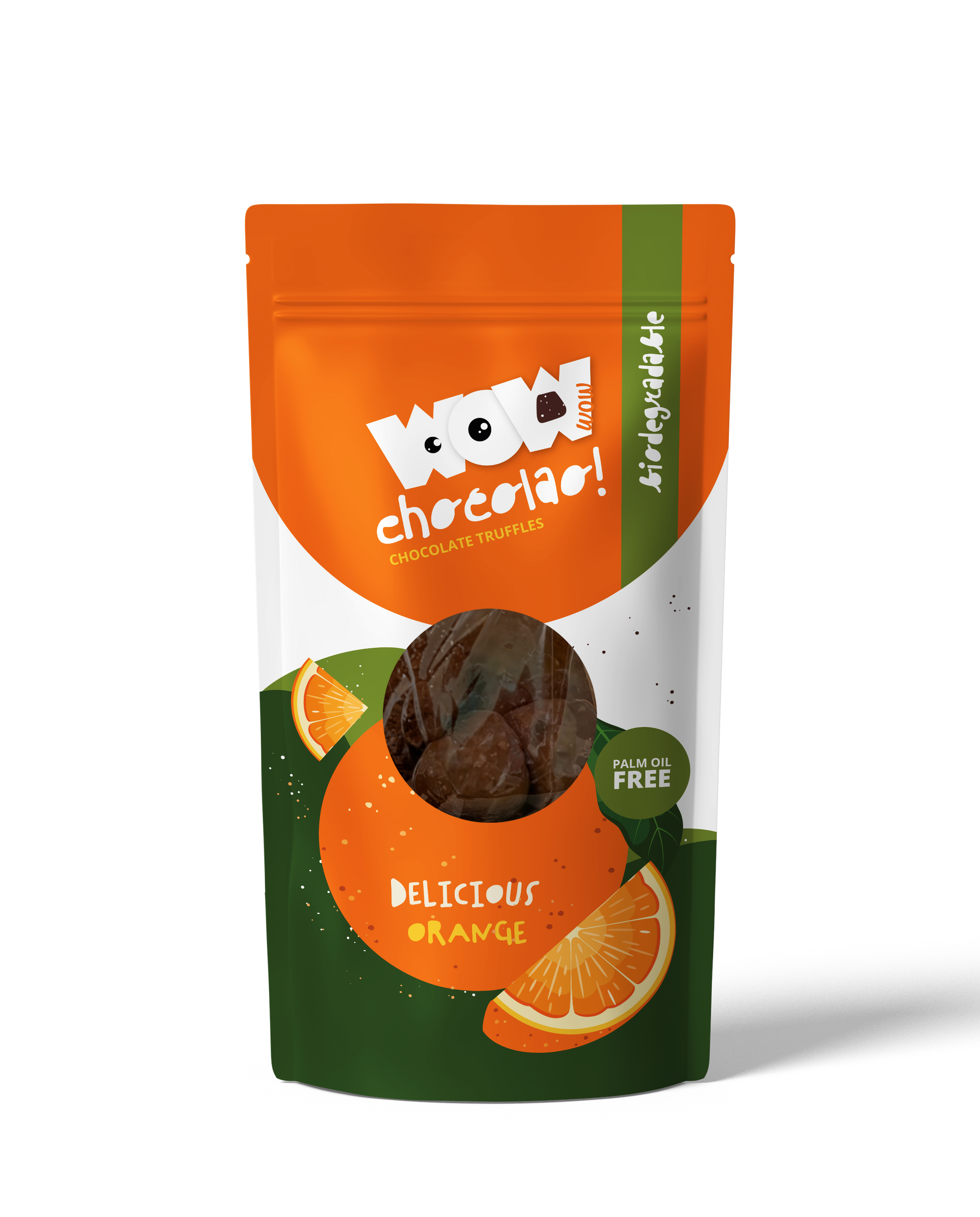 Orange - 200g Biodegradable bag – WOW Chocolao!
