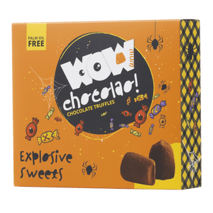 Eksploderende slik Halloween XL æske 250g | Brusende chokolade