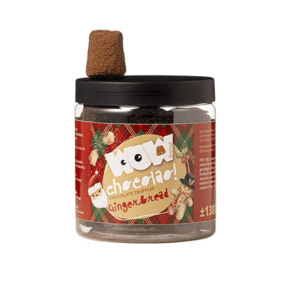 Lebkuchen-Weihnachtstrüffel Geschenkglas 130g | Gemütliche Feiertagsschokolade