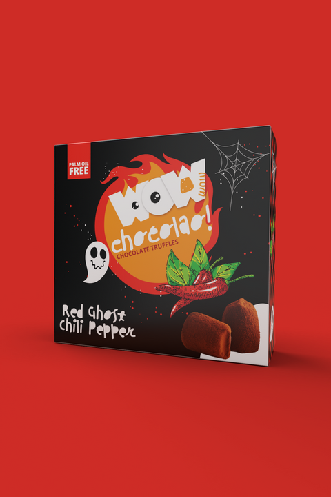 Red Ghost Chili Peppers - Halloween Editie - Chocolade Truffels