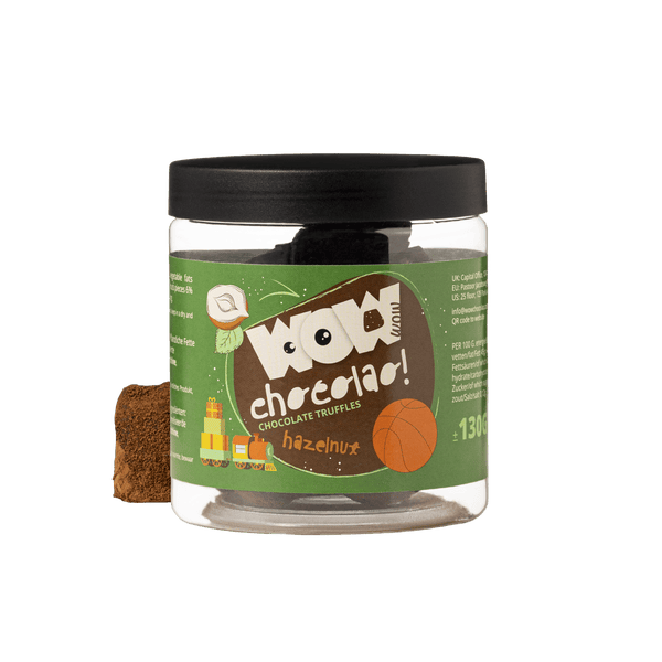 Tarro de regalo de trufas de avellana para el Día del Padre 130g | Chocolate gourmet para regalo