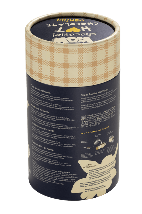 Hot Chocolate - Vanilla 250g - WOW Chocolao!