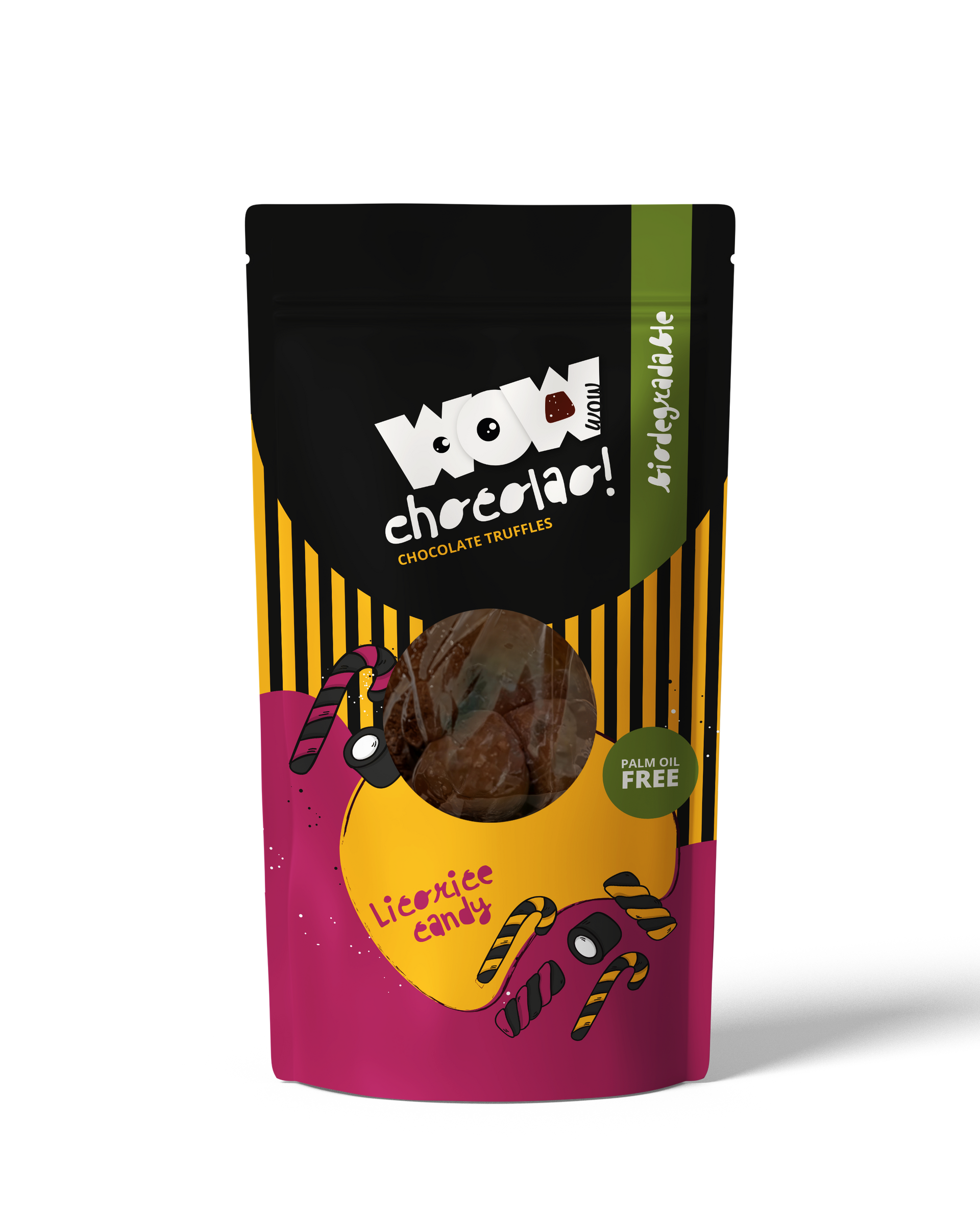 Liquorice - 200g Biodegradable bag – WOW Chocolao!