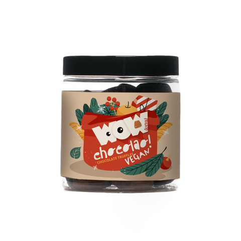 Vegan Chocolate Truffles - Christmas Edition - 130g Gifting jar